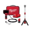 Milwaukee 2324-21-2132-20 M12 12V Lithium-Ion Cordless M-SPECTOR 360-Degree 10 ft. Inspection Camera Kit w/M12 1400 Lumen ROCKET LED Stand Light