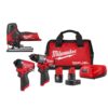 Milwaukee 2545-20-3497-22 M12 12-Volt Fuel Lithium-Ion Cordless Jig Saw with M12 2-Tool Combo Kit