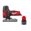 Milwaukee 2545-20-48-11-2425 M12 FUEL 12-Volt Lithium-Ion Cordless Jig Saw with M12 REDLITHIUM HIGH OUTPUT CP2.5 Battery Pack