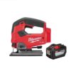 Milwaukee 2737-20-48-11-1812 M18 FUEL 18V Lithium-Ion Brushless Cordless Jig Saw & High Output 12.0Ah Battery