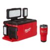 Milwaukee 2357-20-48-22-8393R M18 18-Volt Lithium-Ion Cordless PACKOUT 3000 Lumens LED Light with 30 oz. PACKOUT Tumbler