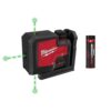 Milwaukee 3510-21-48-11-2131 Green 100 ft. 3-Point Rechargeable Laser Level with (2) REDLITHIUM Lithium-Ion USB Batteries and (1) Charger