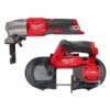 Milwaukee 2476-20-2529-20 M12 FUEL 12-Volt Lithium-Ion Brushless Cordless 16-Gauge Variable Speed Nibbler and M12 FUEL Compact Band Saw