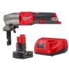 Milwaukee 2476-20-48-59-2440 M12 FUEL 12-Volt Lithium-Ion Brushless Cordless 16-Gauge Variable Speed Nibbler with 4.0 Ah Battery Charger