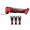Milwaukee 2626-20-49-25-1573 M18 18-Volt Lithium-Ion Cordless Oscillating Multi-Tool (Tool-Only) with Nitrus Carbide Blades