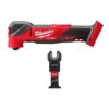 Milwaukee 2836-20-49-25-1576 M18 FUEL 18-Volt Lithium-Ion Cordless Brushless Oscillating Multi-Tool (Tool-Only) with Nitrus Carbide Blades