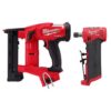 Milwaukee 2749-20-2485-20 M18 FUEL Brushless Cordless 18-Gauge 1/4 in. Narrow Crown Stapler w/ M12 FUEL Brushless 1/4 in. Right Angle Die Grinder