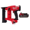 Milwaukee 2749-20-48-11-1820 M18 FUEL 18-Volt Lithium Brushless Cordless 18-Gauge 1/4 in. Narrow Crown Stapler & M18 18-Volt 2.0 Ah Compact Battery