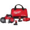Milwaukee 2529-21XC-48-11-2440 M12 FUEL 12-Volt Lithium-Ion Cordless Compact Band Saw XC Kit with (2) 4.0 Ah Battery, Charger and Bag