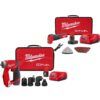 Milwaukee 2505-22-2526-21XC M12 FUEL 12V Lithium-Ion Brushless Cordless 4-in-1 Installation 3/8 in. Drill Driver Kit W/M12 Multi-Tool Kit