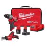 Milwaukee 3403-22-2420-20 M12 FUEL 12-Volt Lithium-Ion Brushless Cordless 1/2 in. Drill Driver Kit with M12 HACKZALL