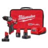 Milwaukee 3403-22-48-11-2460 M12 FUEL 12-Volt Lithium-Ion Brushless Cordless 1/2 in. Drill Driver Kit with M12 6.0Ah Battery