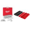Milwaukee 48-22-9008-48-22-9486T 3/8 in. Drive SAE/Metric Ratchet and Socket Mechanics Tool Set (56-Piece) with Metric and SAE Ratchet and Socket Trays
