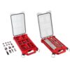 Milwaukee 48-22-9481-48-32-4082 3/8 in. Drive SAE Ratchet and Socket Mechanics Tool Set and SHOCKWAVE Driver Bit Set with PACKOUT Cases (128-Piece)