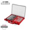 Milwaukee 48-22-9487 1/2 in. Drive SAE/Metric Ratchet and Socket Mechanics Tool Set with PACKOUT Case (47-Piece)