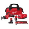 Milwaukee 2420-21-2426-20-48-11-2460 M12 12V Lithium-Ion HACKZALL Cordless Reciprocating Saw Kit with M12 Oscillating Multi-Tool & 6.0Ah XC Battery Pack