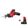 Milwaukee 2420-21-48-11-2460 M12 12V Lithium-Ion Cordless HACKZALL Reciprocating Saw Kit with 6.0Ah Battery