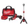 Milwaukee 2520-21XC-2132-20 M12 FUEL 12V Lithium-Ion Brushless Cordless HACKZALL Reciprocating Saw Kit W/M12 Rocket Stand Light