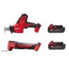 Milwaukee 2625-20-2626-20-48-11-1820-48-11-1820 M18 18V Lithium-Ion Cordless HACKZALL Reciprocating Saw with Multi-Tool and (2) 2.0 Ah Compact Batteries