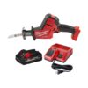 Milwaukee 2719-20-48-59-1835 M18 FUEL 18V Lithium-Ion Brushless Cordless HACKZALL Reciprocating Saw with 3.0 Ah Battery and Charger