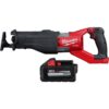 Milwaukee 2722-20-48-11-1865 M18 Fuel 18-Volt Lithium-Ion Brushless Cordless Super Sawzall Orbital Reciprocating Saw with 6.0 Ah Battery