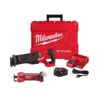Milwaukee 2821-21-2627-20 M18 FUEL 18V Lithium-Ion Brushless Cordless SAWZALL Reciprocating Saw Kit w/Cut-Out Rotary Tool