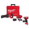 Milwaukee 2821-21-2760-20 M18 FUEL 18V Lithium-Ion Brushless Cordless SAWZALL Reciprocating Saw Kit w/SURGE Impact Driver