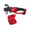 Milwaukee 2807-20-49-56-9280 M18 FUEL GEN II 18-Volt Li-Ion Brushless Cordless 1/2 in. Hole Hawg Right Angle Drill with Carbide Hole Saw Kit (7pc)