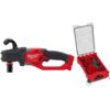 Milwaukee 2808-20-49-56-9295 M18 FUEL 18V Lithium-Ion Brushless Cordless Hole Hawg 7/16 in. Right Angle Drill w/Quick-Lok w/9pc PACKOUT Hole Saw Kit