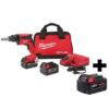 Milwaukee 2866-22-48-11-1850 M18 FUEL 18V Lithium-Ion Brushless Cordless Drywall Screw Gun XC Kit W/ M18 5.0AH Battery