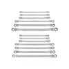 TEKTON WRB96002 Long Flex Head 12-Point Ratcheting Box End Wrench Set with 13-Piece (1/4-13 in./16 in., 6-19 mm)
