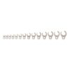 TEKTON WCF90121 5/16 - 1-1/16 in. 3/8 in. Drive 6-Point Flare Nut Crowfoot Wrench Set (14-Piece)