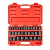TEKTON SID92327 1/2 in. Drive 6-Point Impact Socket Set, 31-Piece (8 mm - 38 mm)