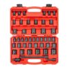 TEKTON SID92403 1/2 in. Drive 6-Point Impact Socket Set, 45-Piece (5/16 in. - 1-1/4 in., 8 mm - 32 mm)