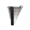 TEKTON WAE95103 1/4 in. to 1-1/4 in. Angle Head Open End Wrench Set with Modular Slotted Organizer (19-Piece)