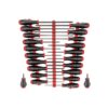 TEKTON DRV41508 High-Torque Black Oxide Blade Screwdriver Set with Red Rails, 22-Piece (#0-#3,1/8-5/16 in., T10-30)