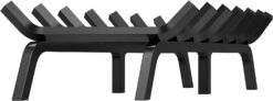 VEVOR Fireplace Grate, 30 inch Heavy Duty Fireplace Pit Grill Grate with 6 Support Legs, 3/4'' Solid Powder-Coated Steel Bars, Fire Logs Firewood Burning Rack Holder for Indoor and Outdoor Fireplace - 8