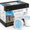 Bestpresso Coffee, French Roast Single Serve K-Cup Pods, Dark Roast, 96 Count (Compatible With 2.0 Keurig Brewers) 8 Packs Of 12 Cups