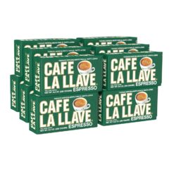 Cafe La Llave Espresso Dark Roast Coffee, 8.8 Ounce (Pack of 12)