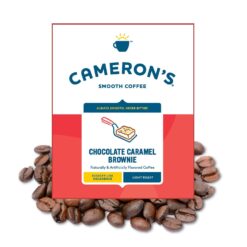 Cameron's Coffee Roasted Whole Bean Coffee, Flavored, Chocolate Caramel Brownie, 4 Pound, (Pack of 1)
