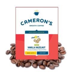 Cameron's Coffee Roasted Whole Bean Coffee, Flavored, Decaf Vanilla Hazelnut, 4 Pound, (Pack of 1)
