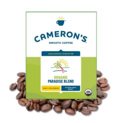 Cameron's Coffee Roasted Whole Bean Coffee, Organic Paradise Blend, 4 Pound, (Pack of 1)