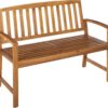 Christopher Knight Home Loja Acacia Bench, Teak Finish