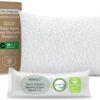 Coop Home Goods Original Adjustable Pillow, Queen Size Bed Pillows for Sleeping, Cross Cut Memory Foam Pillows - Medium Firm Back, Stomach and Side Sleeper Pillow, CertiPUR-US/GREENGUARD Gold