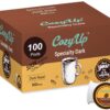 CozyUp Specialty Dark, Single-Serve Coffee Pods Compatible with Keurig K-Cup Brewers, Dark Roast Coffee, 100 Count