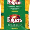 Folgers Classic Decaf Ground Coffee, 0.9 Ounce (Pack of 40)