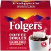 Folgers Coffee Singles Classic Roast Medium Roast Coffee, 19 Count (Pack of 12)