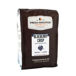 Fresh Roasted Coffee, Blueberry Crisp Flavored Coffee, 5 lb (80 oz), Medium Roast, Kosher, Ground