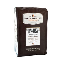 Fresh Roasted Coffee, Brazil Minas Gerais, 5 lb (80 oz), Light Roast, Kosher, Ground