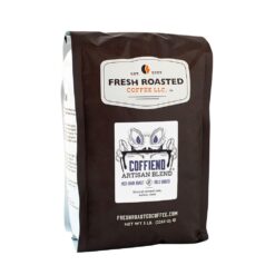 Fresh Roasted Coffee, Coffiend, 5 lb (80 oz), Med-Dark Roast, Kosher, Ground
